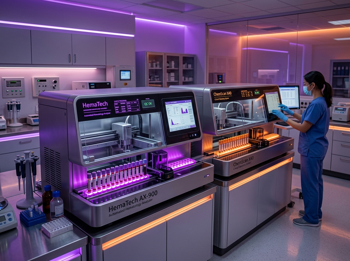 Automated clinical hematology analyzer at Friends Diagnostics Centre